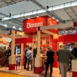 Damm Rattan Lamp Customized Alimentaria Hostelco Trade Show Luminatura (2)